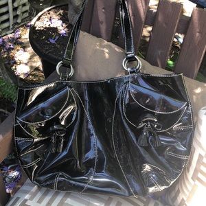 Anya Hindmarch Bags - Anya Hindmarch Black Patent Leather handbag Anya Hindmarch Bags - Anya Hindmarch Black Patent Leather handbag
